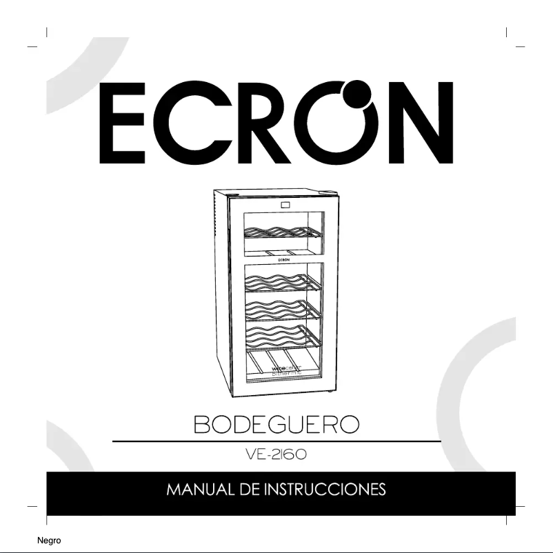 Imagen de la primera página del manual del dispositivo VE2160