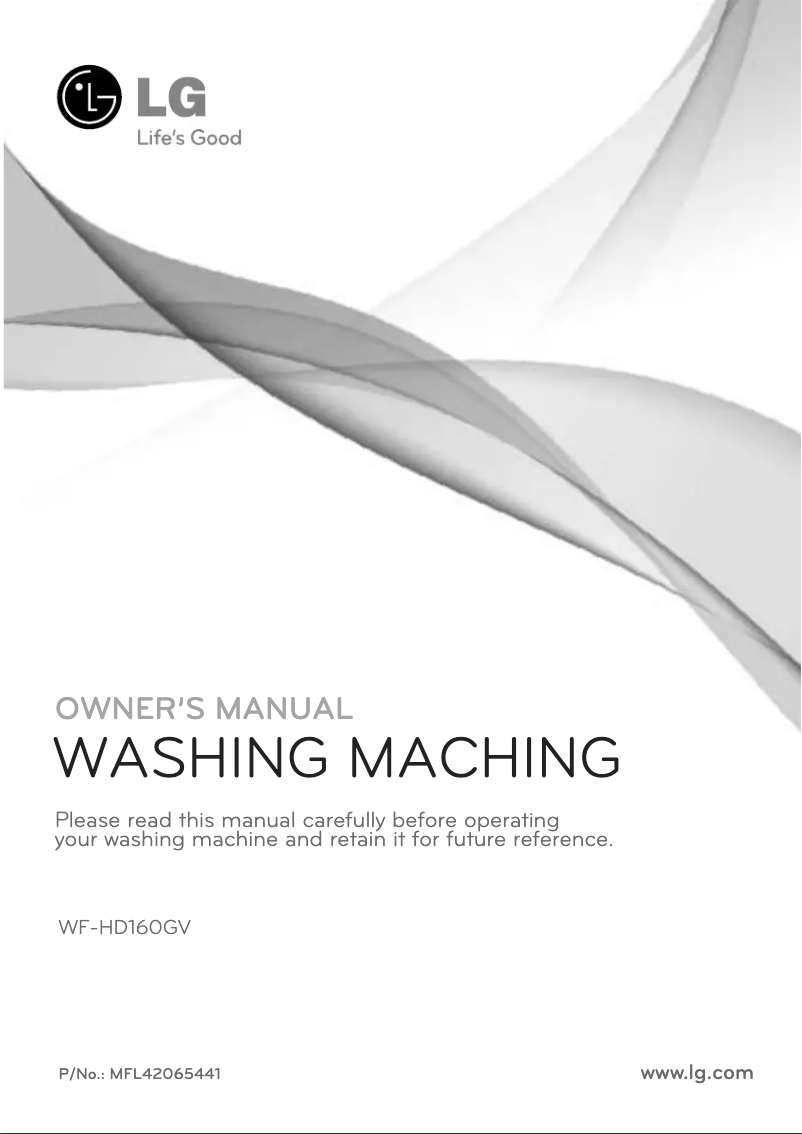 Imagen de la primera página del manual del dispositivo WF-HD160GV