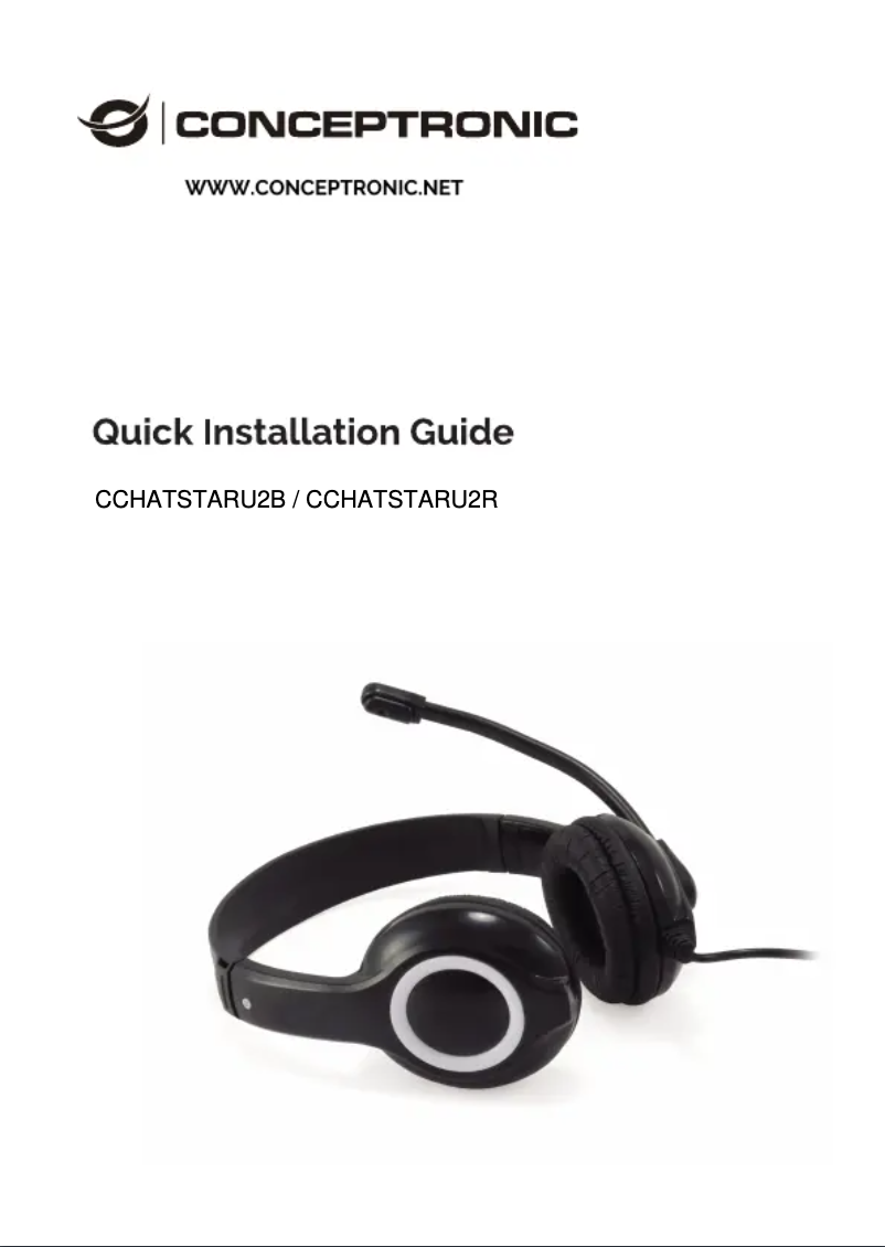 Imagen de la primera página del manual del dispositivo CCHATSTARU2B