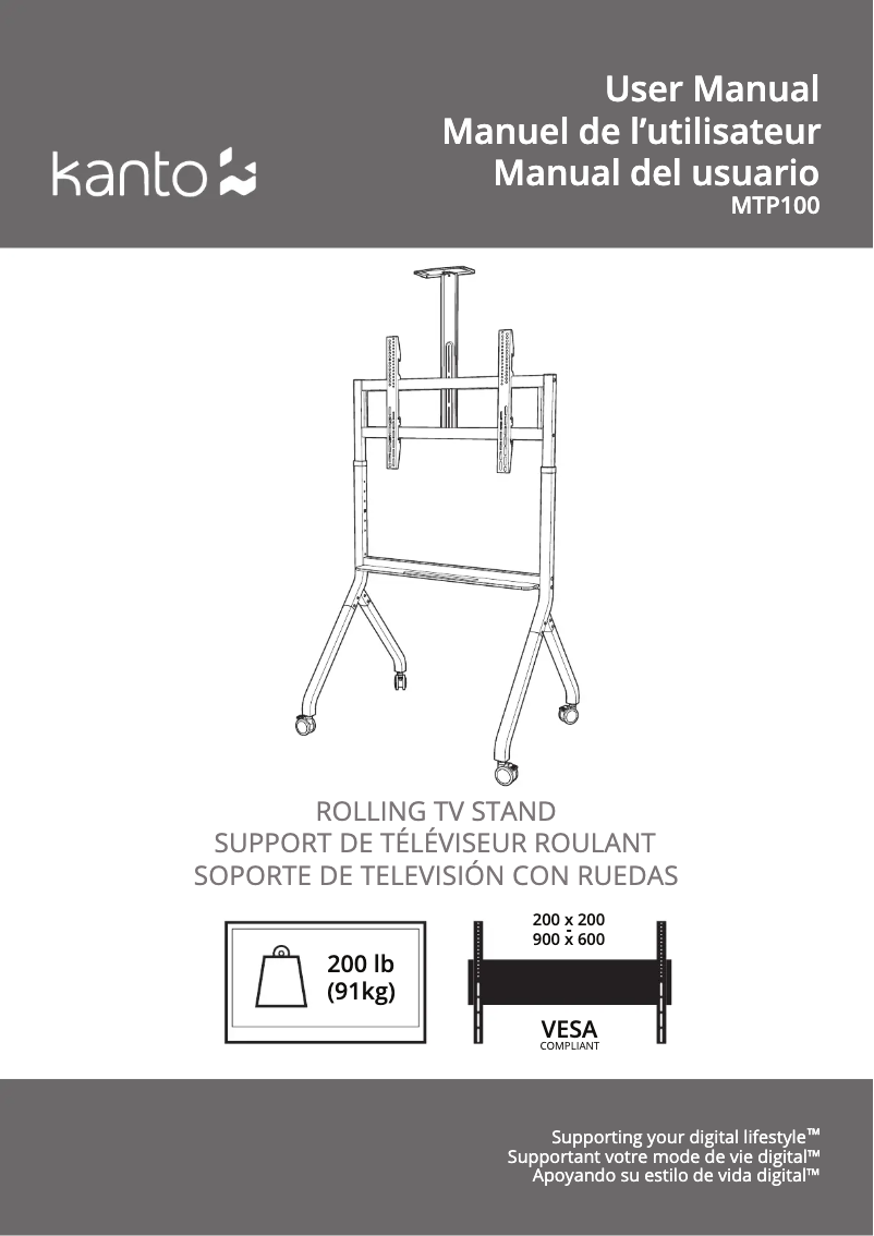 Imagen de la primera página del manual del dispositivo MTP100