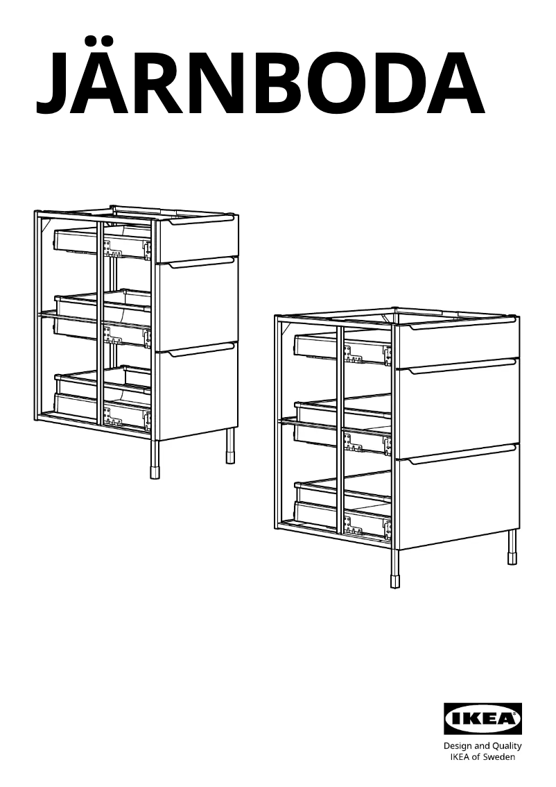 Página 1 del manual Manual de usuario Ikea JÄRNBODA 905.147.45