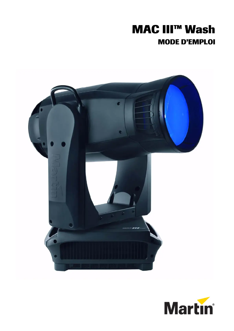 Imagen de la primera página del manual del dispositivo MAC III Wash