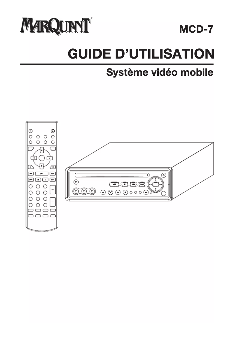 Imagen de la primera página del manual del dispositivo MCD7