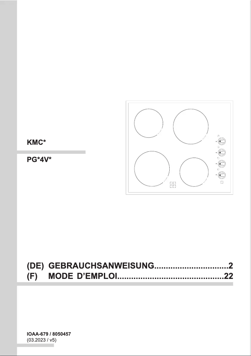 Página 1 del manual Manual de usuario Amica KMC 13282 E