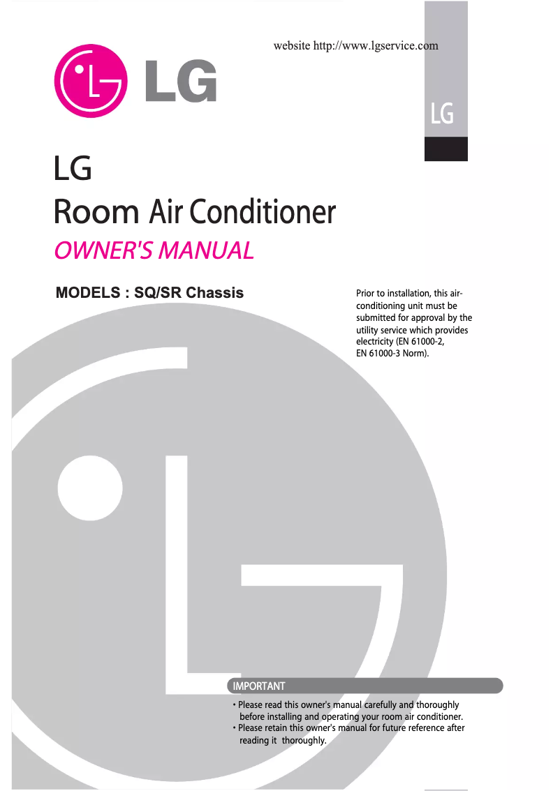 Imagen de la primera página del manual del dispositivo HSNC126RMA6