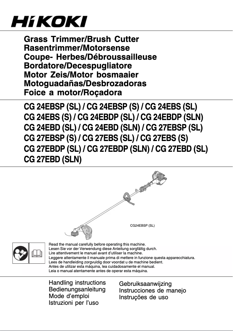 Página nº 1 - Manual de usuario HiKOKI CG 27EBDP(SLN)