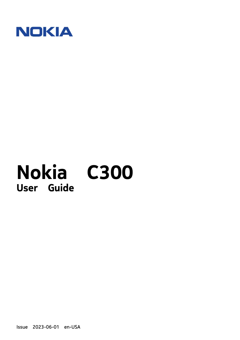 Imagen de la primera página del manual del dispositivo C300