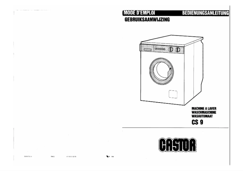 Página 1 del manual Manual de usuario Castor CS9