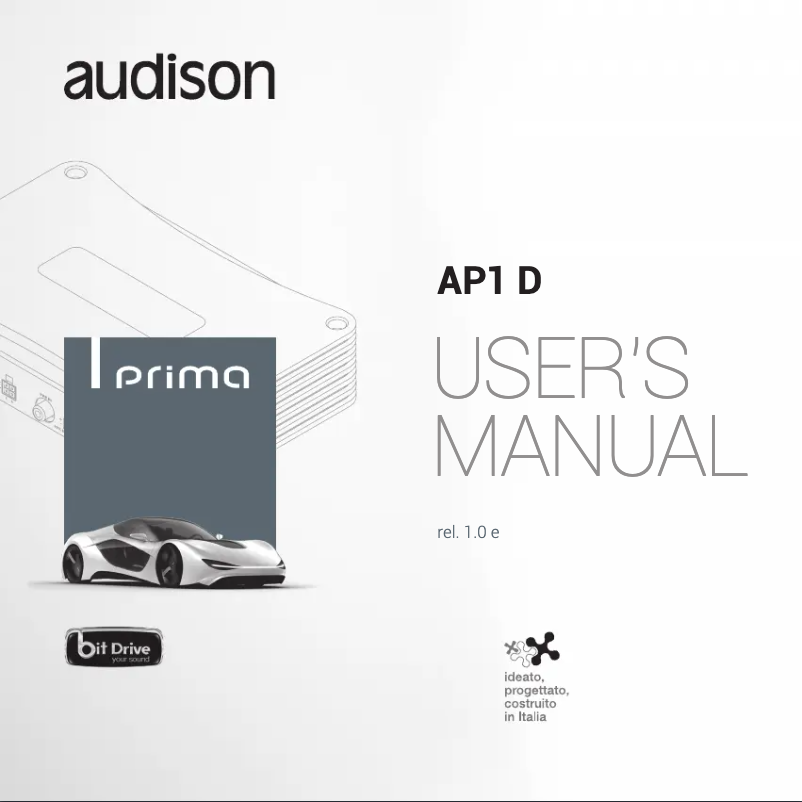 Página 1 del manual Manual de usuario Audison Prima AP1 D
