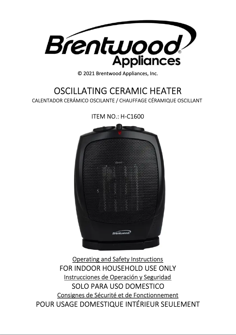 Imagen de la primera página del manual del dispositivo H-C1618