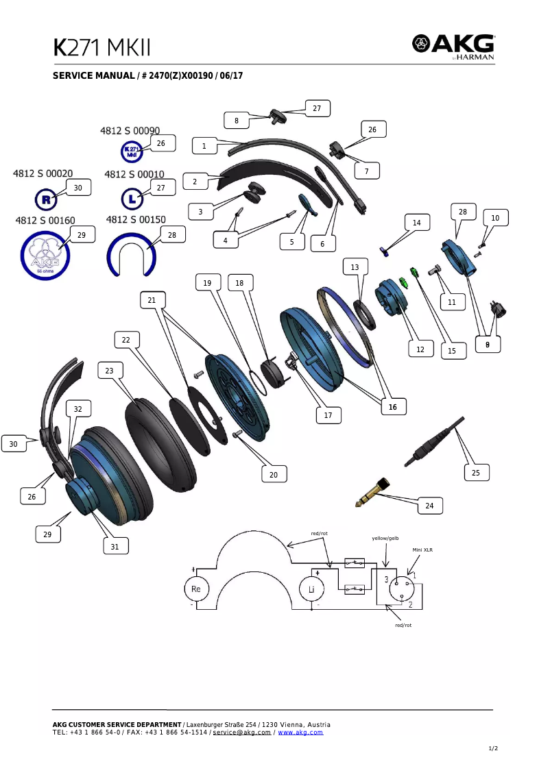 Imagen de la primera página del manual del dispositivo K271 MKII