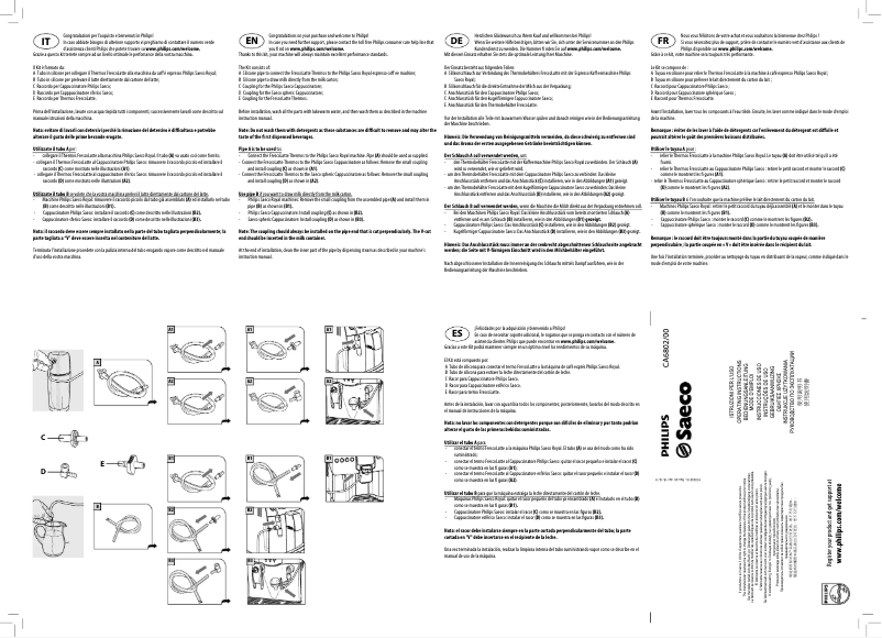 Página 1 del manual Manual de usuario Philips Saeco CA6802