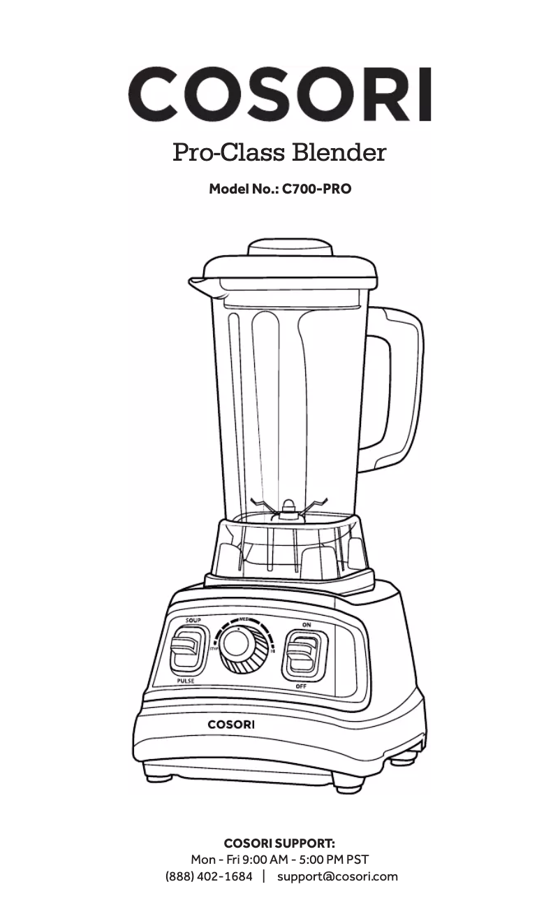 Imagen de la primera página del manual del dispositivo C700-PRO