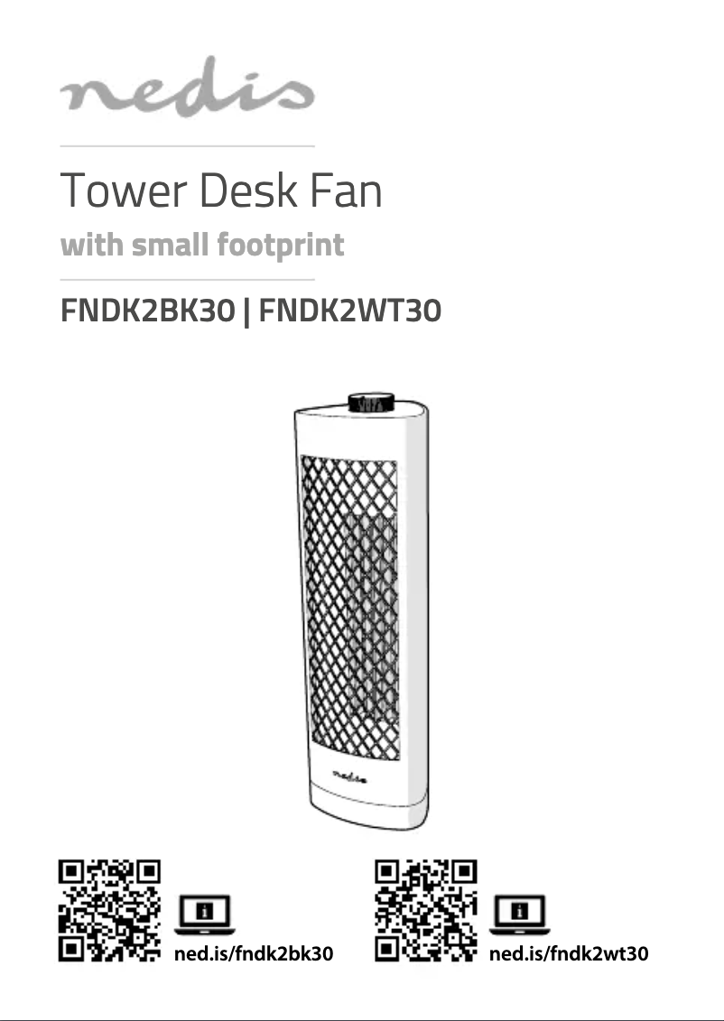 Página 1 del manual Manual de usuario Nedis FNDK2BK30