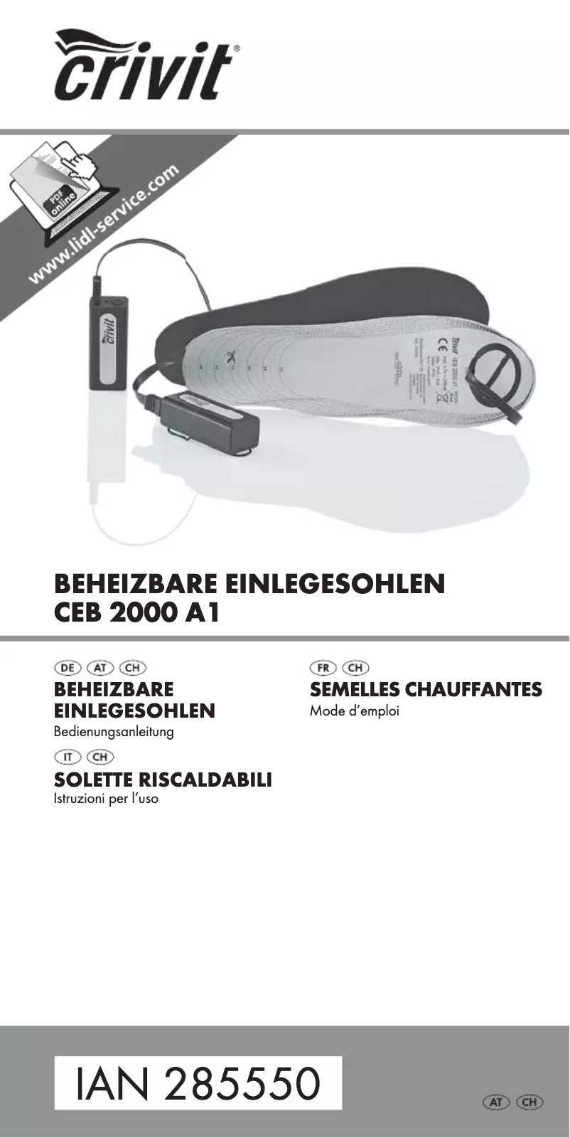 Página 1 del manual Manual de usuario Crivit IAN 285550