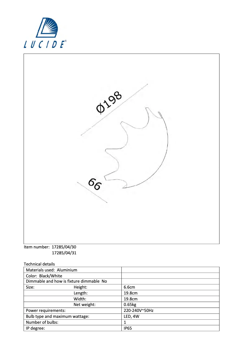 Imagen de la primera página del manual del dispositivo Capsul 17285/04/31