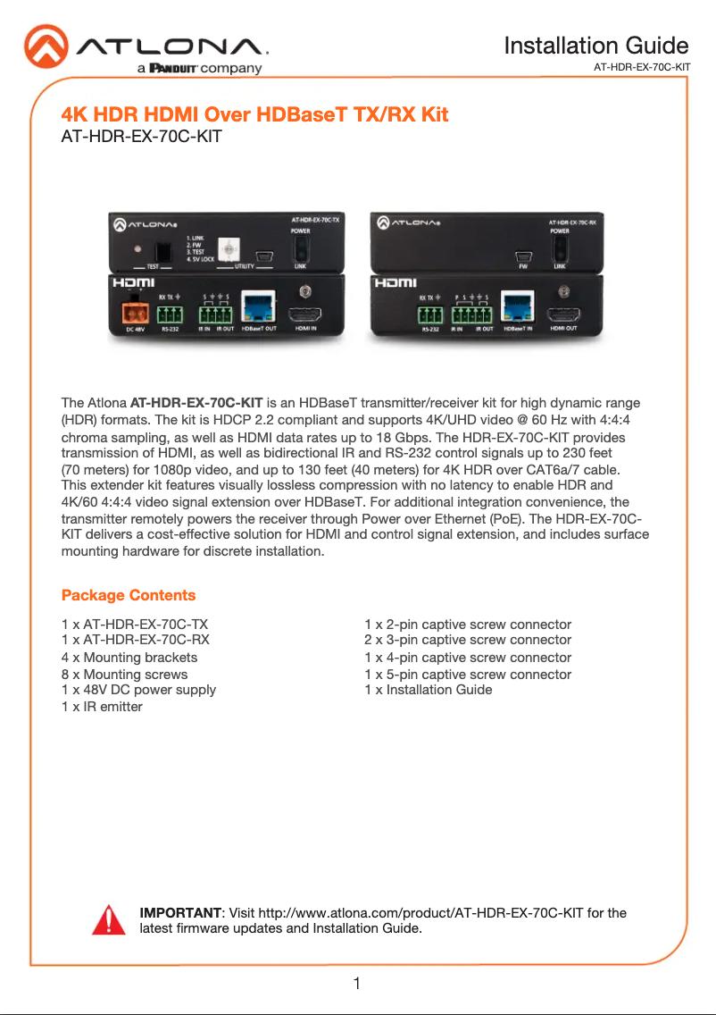 Imagen de la primera página del manual del dispositivo HDR-EX-70C-KIT
