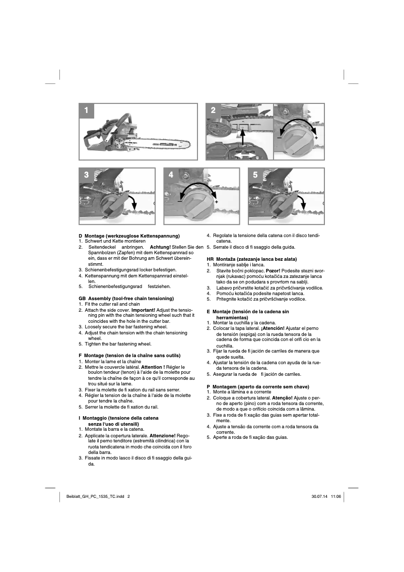 Imagen de la primera página del manual del dispositivo GH-PC 1535 TC