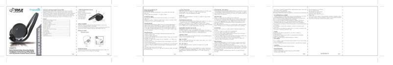 Imagen de la primera página del manual del dispositivo PHBT5