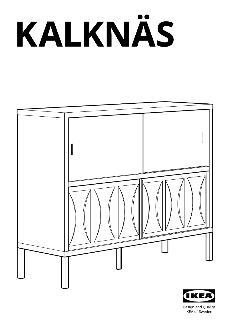 Página 1 del manual Manual de usuario Ikea KALKNÄS 904.962.61