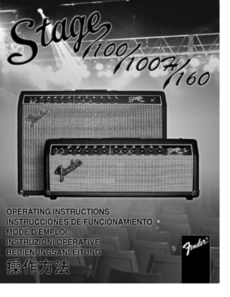 Página nº 1 - Manual de usuario Fender Stage 100H