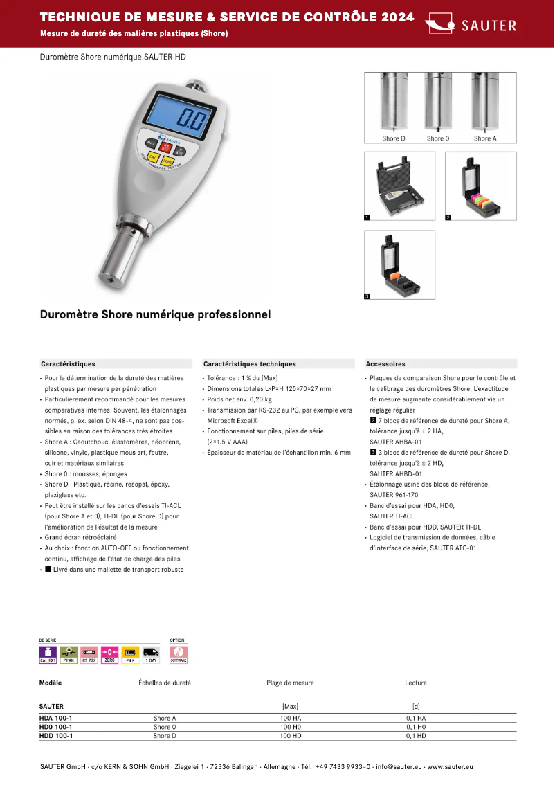 Imagen de la primera página del manual del dispositivo HDA 100-1