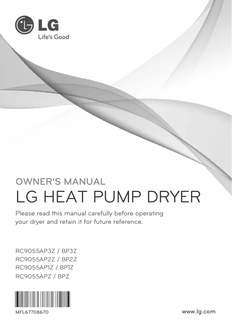 Imagen de la primera página del manual del dispositivo RC9055AP3Z