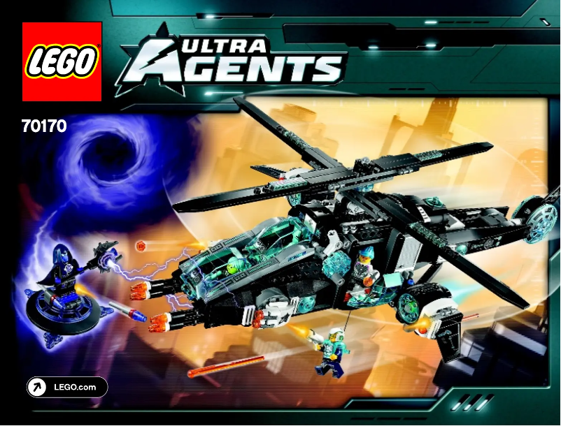 Página 1 del manual Manual de usuario Lego Ultra Agents 70170