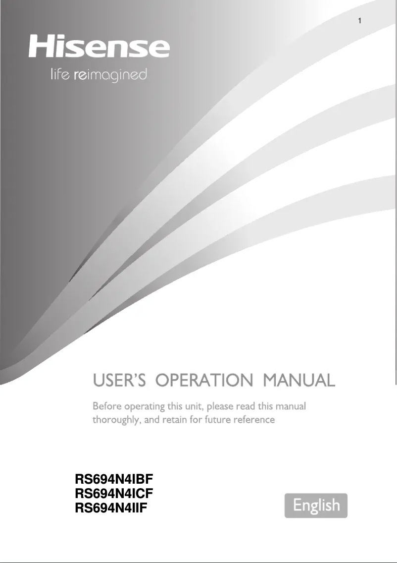 Imagen de la primera página del manual del dispositivo RS694N4IIF