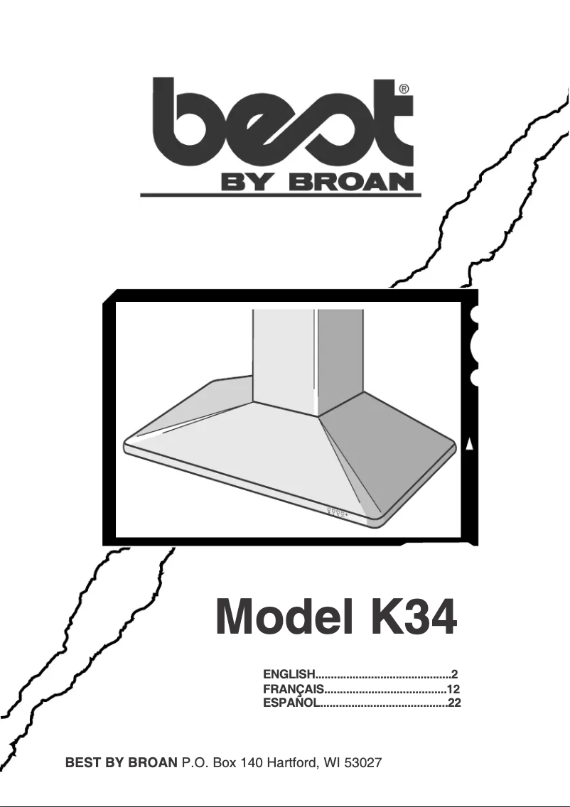 Página 1 del manual Guía de instalación Best Vista K3490CMSS