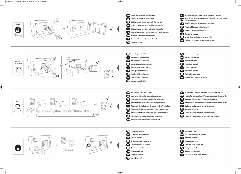 Imagen de la primera página del manual del dispositivo YLB200 EB1
