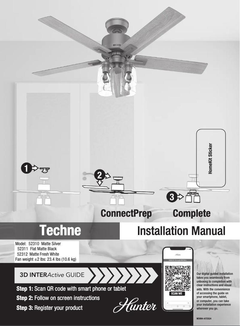 Página nº 1 - Manual de usuario Hunter Techne