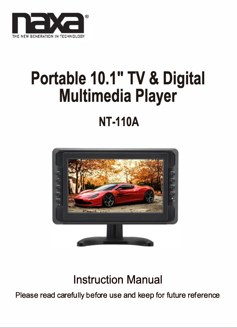 Imagen de la primera página del manual del dispositivo NT-110A