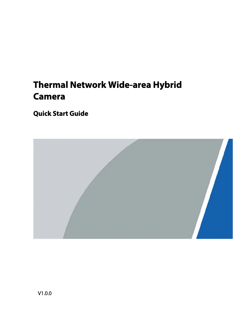 Página 1 del manual Guía de inicio rápido Dahua Technology TPC-SDA8441