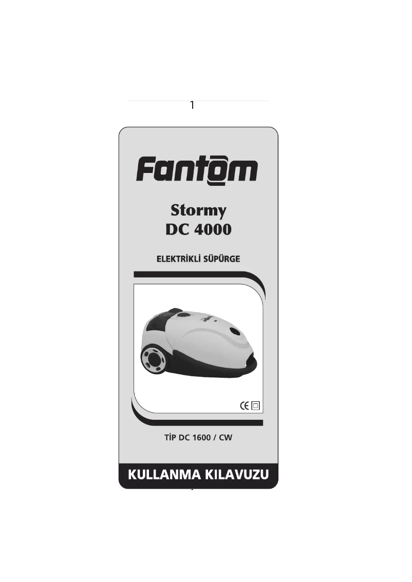 Imagen de la primera página del manual del dispositivo Stormy DC 4000