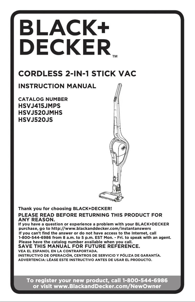 Imagen de la primera página del manual del dispositivo HSVJ520JMHS61