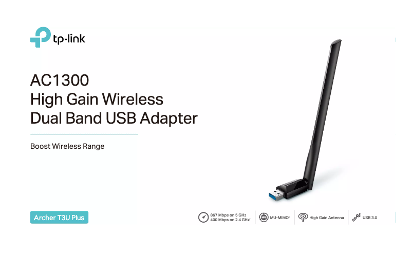 Imagen de la primera página del manual del dispositivo AC1300