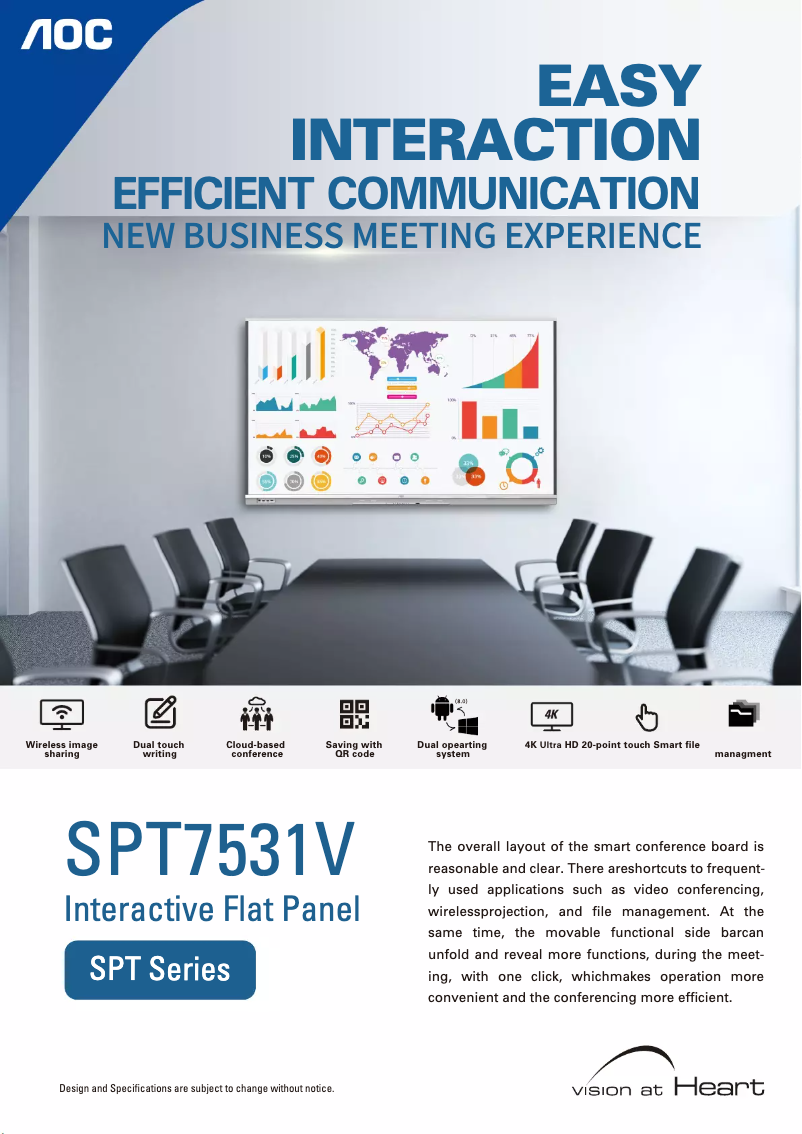 Imagen de la primera página del manual del dispositivo SPT7531V
