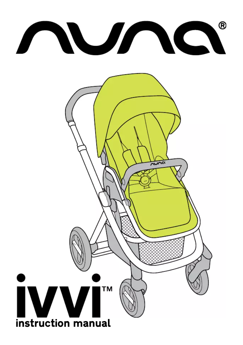 Página 1 del manual Manual de usuario Nuna Ivvi Pushchair