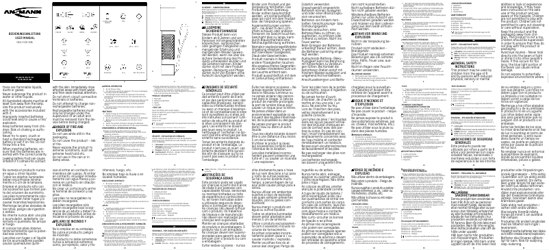 Página 1 del manual Manual de usuario Ansmann Daily Use 50B