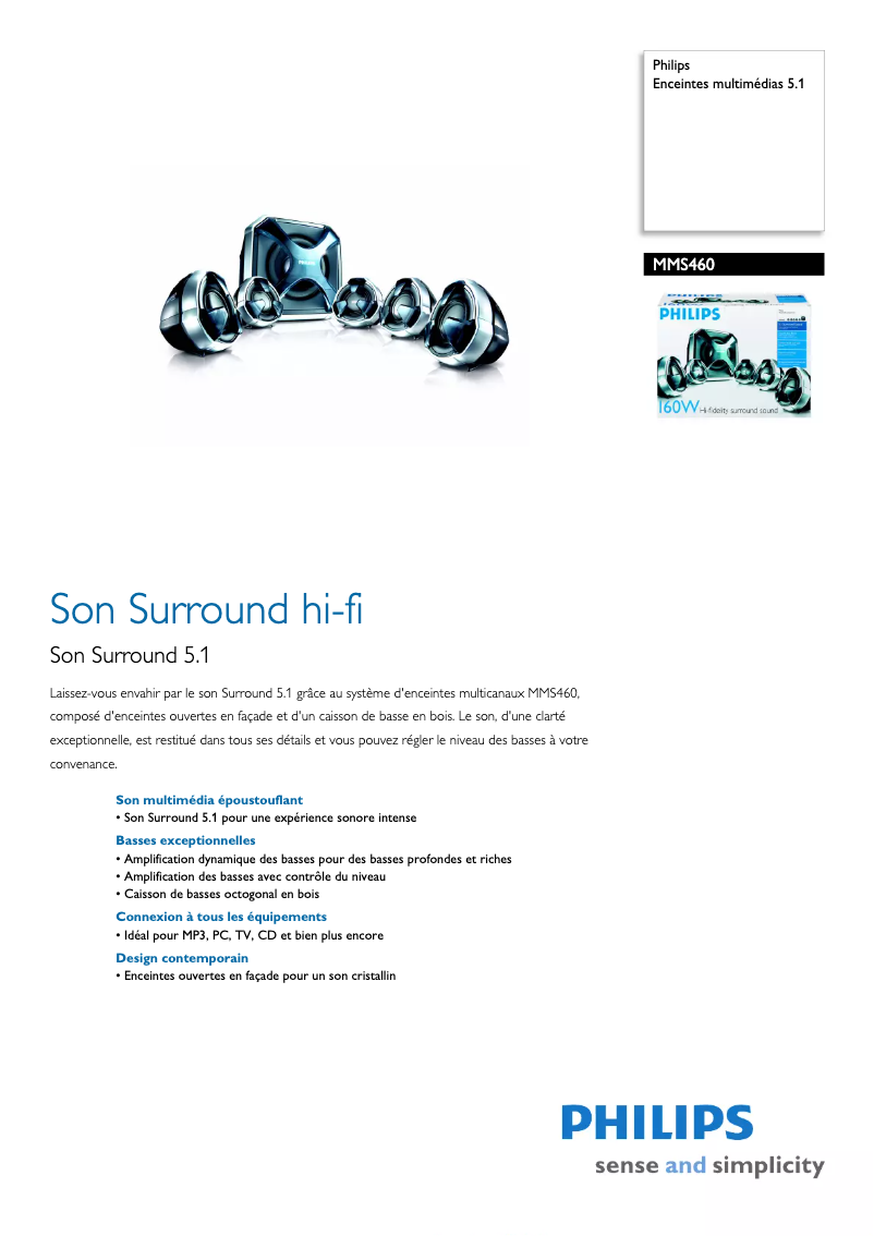 Imagen de la primera página del manual del dispositivo MMS460