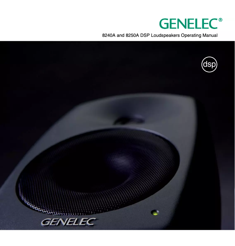 Imagen de la primera página del manual del dispositivo 8240A