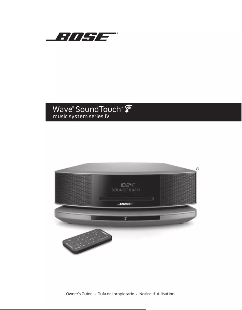 Imagen de la primera página del manual del dispositivo Wave SoundTouch