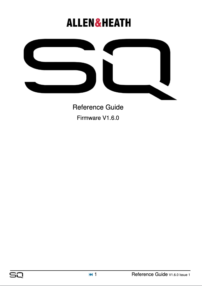 Imagen de la primera página del manual del dispositivo SQ-6