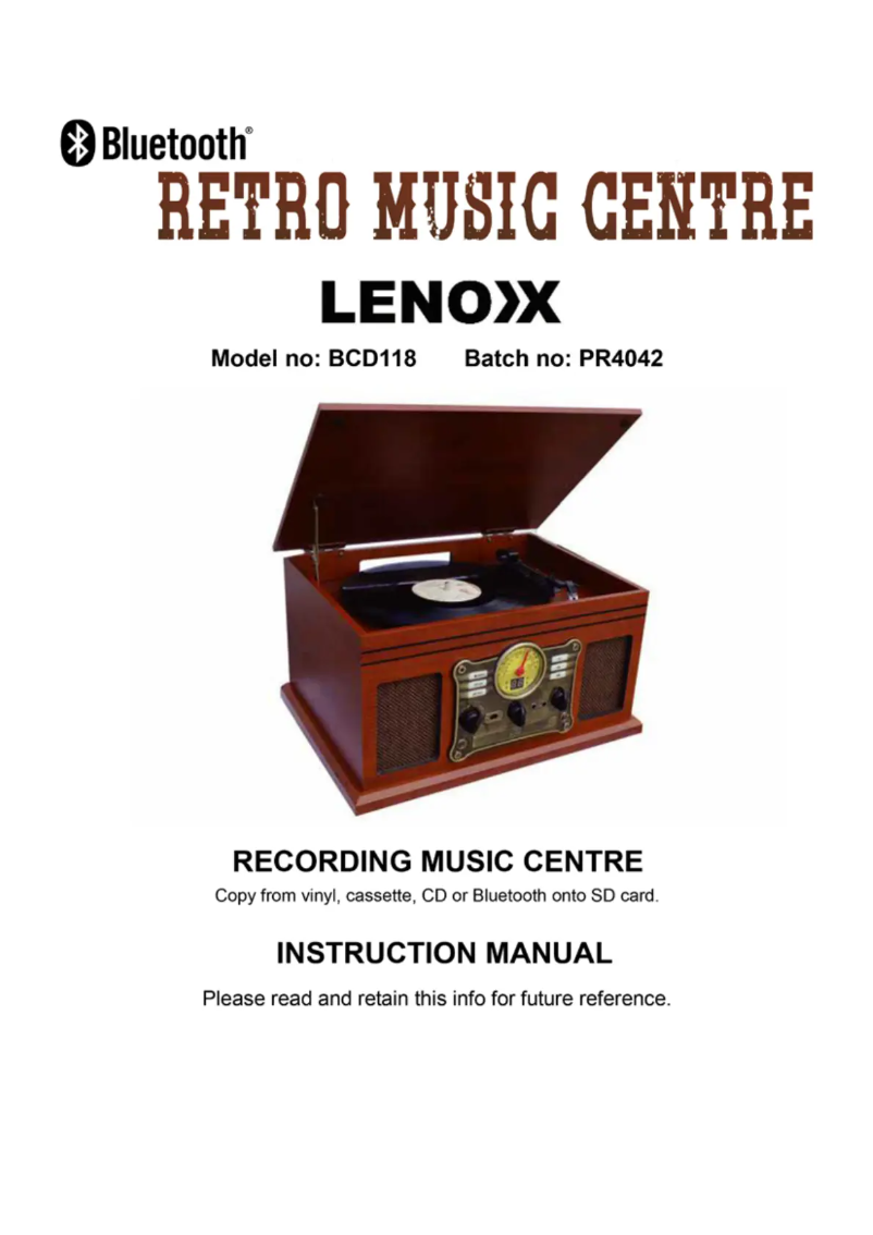 Imagen de la primera página del manual del dispositivo BCD118