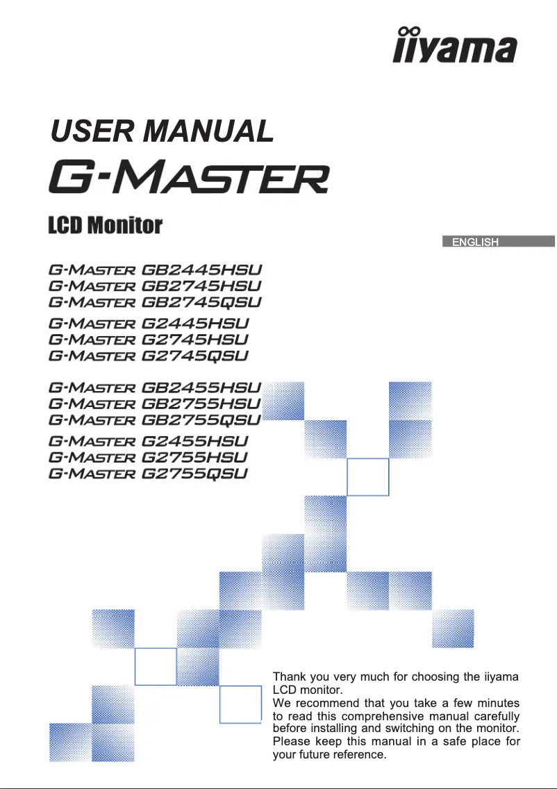 Página 1 del manual Manual de usuario Iiyama G-Master GB2745QSU