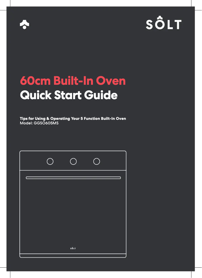 Imagen de la primera página del manual del dispositivo GGSO605MS