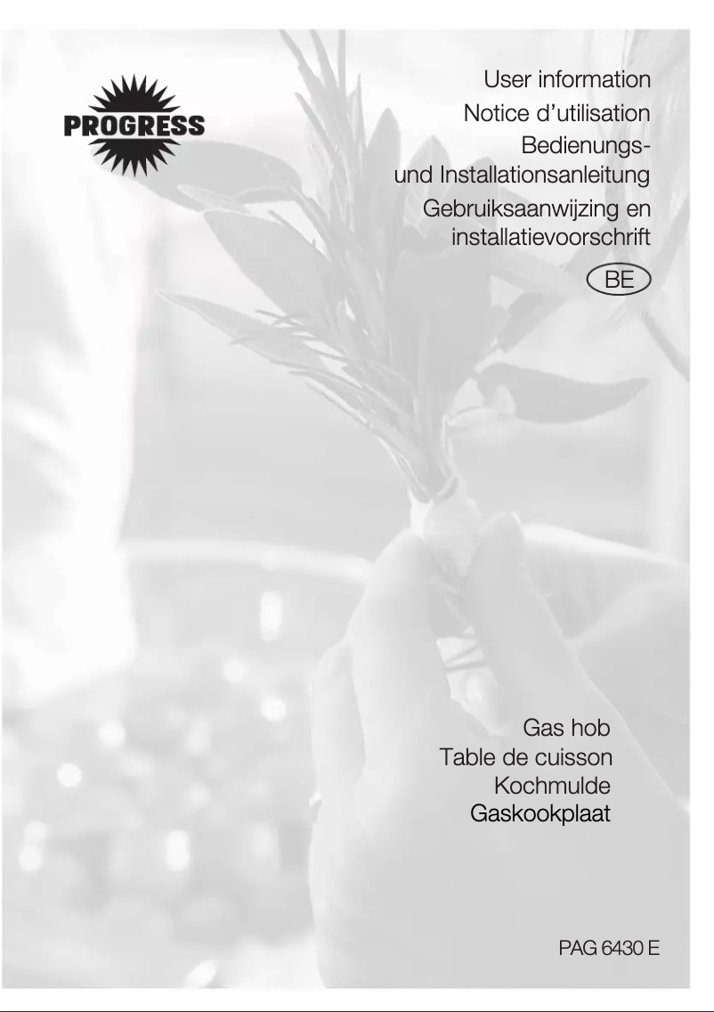 Imagen de la primera página del manual del dispositivo PAG6430