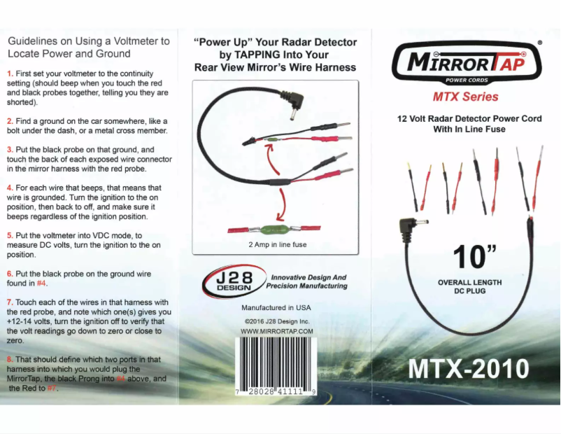 Página 1 del manual Manual de usuario BlendMount MTX-2010