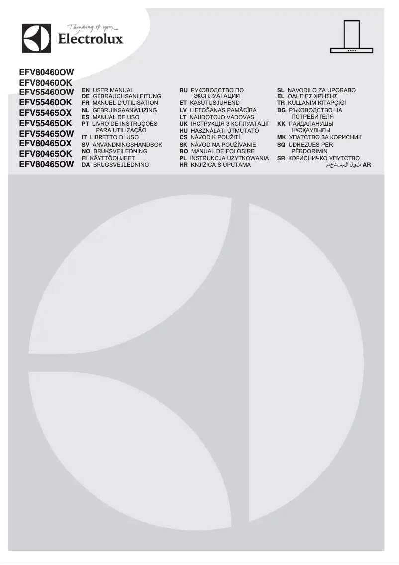 Página 1 del manual Manual de usuario Electrolux EFV80465OK
